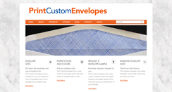 Desktop Screenshot of printcustomenvelopes.com